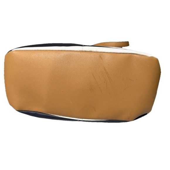 Striped white and blue Tote Bag - Picture 5 of 5